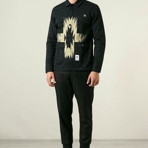 Adidas X Neighborhood Collab Aztec Motif Military